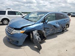 Salvage cars for sale at Grand Prairie, TX auction: 2012 Toyota Venza LE