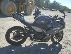 Salvage motorcycles for sale at Hampton, VA auction: 2022 Kawasaki EX400