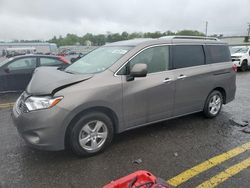 Salvage cars for sale at Pennsburg, PA auction: 2017 Nissan Quest S