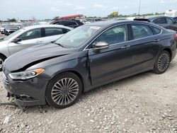 Salvage cars for sale at Cahokia Heights, IL auction: 2017 Ford Fusion Titanium