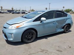 Salvage cars for sale at Colton, CA auction: 2015 Toyota Prius