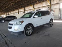 Chevrolet salvage cars for sale: 2009 Chevrolet Traverse LT