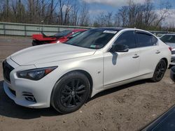 Salvage cars for sale at Leroy, NY auction: 2015 Infiniti Q50 Base