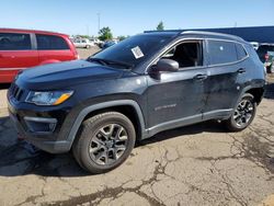 Vehiculos salvage en venta de Copart Woodhaven, MI: 2018 Jeep Compass Trailhawk