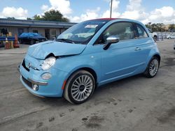 Fiat 500 Lounge salvage cars for sale: 2017 Fiat 500 Lounge