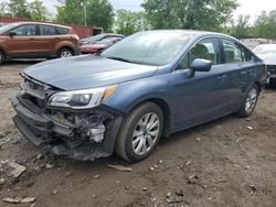 Subaru Legacy Vehiculos salvage en venta: 2017 Subaru Legacy 2.5I Premium