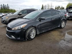 Salvage cars for sale at Bowmanville, ON auction: 2017 KIA Forte EX