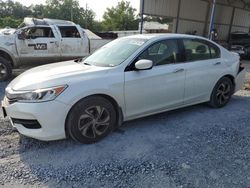 Salvage cars for sale from Copart Cartersville, GA: 2017 Honda Accord LX