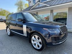 Salvage cars for sale at North Billerica, MA auction: 2020 Land Rover Range Rover P525 HSE
