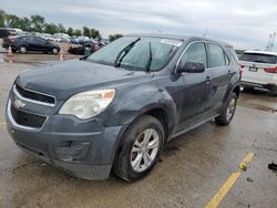 Salvage cars for sale from Copart Pekin, IL: 2011 Chevrolet Equinox LS