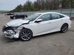 Honda salvage cars for sale: 2019 Honda Civic EX