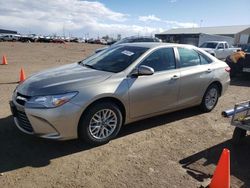 Salvage cars for sale at Brighton, CO auction: 2016 Toyota Camry LE