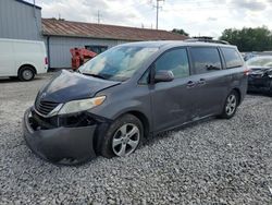 Salvage cars for sale from Copart Columbus, OH: 2013 Toyota Sienna LE