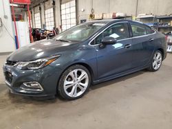 Salvage cars for sale from Copart Blaine, MN: 2017 Chevrolet Cruze Premier