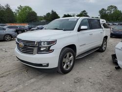Salvage cars for sale from Copart Madisonville, TN: 2017 Chevrolet Suburban C1500 Premier