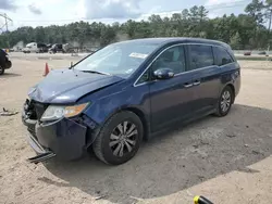 Salvage cars for sale at Greenwell Springs, LA auction: 2014 Honda Odyssey EXL