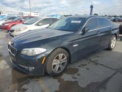 Salvage cars for sale at Grand Prairie, TX auction: 2012 BMW 528 I