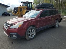 Salvage cars for sale at East Granby, CT auction: 2013 Subaru Outback 3.6R Limited