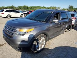 Salvage cars for sale at Cahokia Heights, IL auction: 2014 Ford Explorer Limited