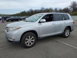 Salvage cars for sale from Copart Brookhaven, NY: 2013 Toyota Highlander Base