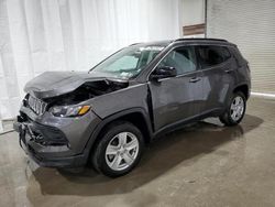 Salvage cars for sale from Copart Leroy, NY: 2022 Jeep Compass Latitude