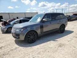 Land Rover Range Rover Supercharged salvage cars for sale: 2015 Land Rover Range Rover Supercharged