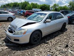 Salvage cars for sale at Chalfont, PA auction: 2006 Honda Accord EX