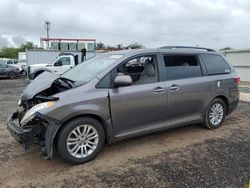 Salvage cars for sale at Kapolei, HI auction: 2015 Toyota Sienna XLE