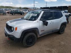 Salvage cars for sale at Colorado Springs, CO auction: 2018 Jeep Renegade Trailhawk