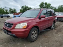 Salvage cars for sale at Baltimore, MD auction: 2005 Honda Pilot EXL