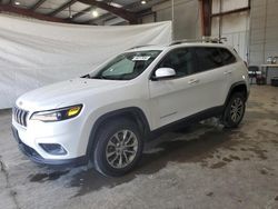 Salvage cars for sale at North Billerica, MA auction: 2019 Jeep Cherokee Latitude Plus