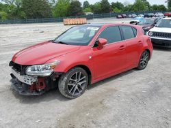 Salvage cars for sale from Copart Madisonville, TN: 2014 Lexus CT 200