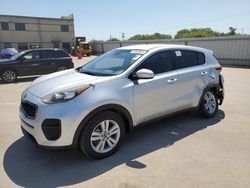 Salvage cars for sale from Copart Wilmer, TX: 2018 KIA Sportage LX