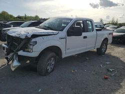 Salvage cars for sale at Duryea, PA auction: 2015 Ford F150 Super Cab