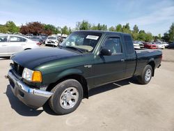 Salvage cars for sale from Copart Woodburn, OR: 2001 Ford Ranger Super Cab