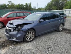 Salvage cars for sale at Riverview, FL auction: 2015 Chevrolet Malibu LTZ