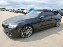 Salvage cars for sale from Copart Wilmer, TX: 2012 BMW 650 I