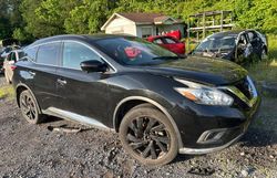 Salvage cars for sale from Copart Austell, GA: 2017 Nissan Murano S