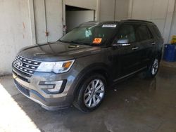 Salvage cars for sale at Madisonville, TN auction: 2016 Ford Explorer Limited
