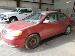 Salvage cars for sale from Copart Lufkin, TX: 2005 Toyota Corolla CE
