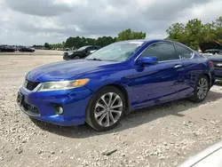 Salvage cars for sale at Houston, TX auction: 2014 Honda Accord EXL