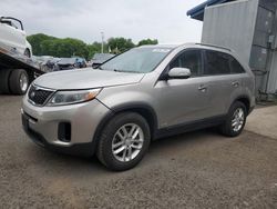 Salvage cars for sale from Copart East Granby, CT: 2015 KIA Sorento LX