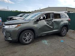 Salvage cars for sale at Exeter, RI auction: 2019 Toyota Highlander SE