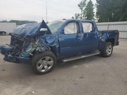 Salvage cars for sale at Dunn, NC auction: 2017 Chevrolet Silverado K1500 LT