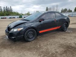 Salvage cars for sale at Bowmanville, ON auction: 2010 Honda Civic LX