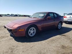 Salvage cars for sale at Fredericksburg, VA auction: 1986 Porsche 944