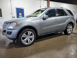 Salvage cars for sale from Copart Blaine, MN: 2011 Mercedes-Benz ML 350 4matic