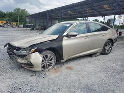 Salvage cars for sale at Cartersville, GA auction: 2018 Honda Accord LX