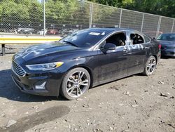 Salvage cars for sale at Waldorf, MD auction: 2020 Ford Fusion Titanium