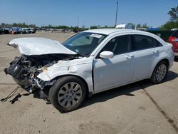 Salvage cars for sale at Woodhaven, MI auction: 2014 Chrysler 200 LX